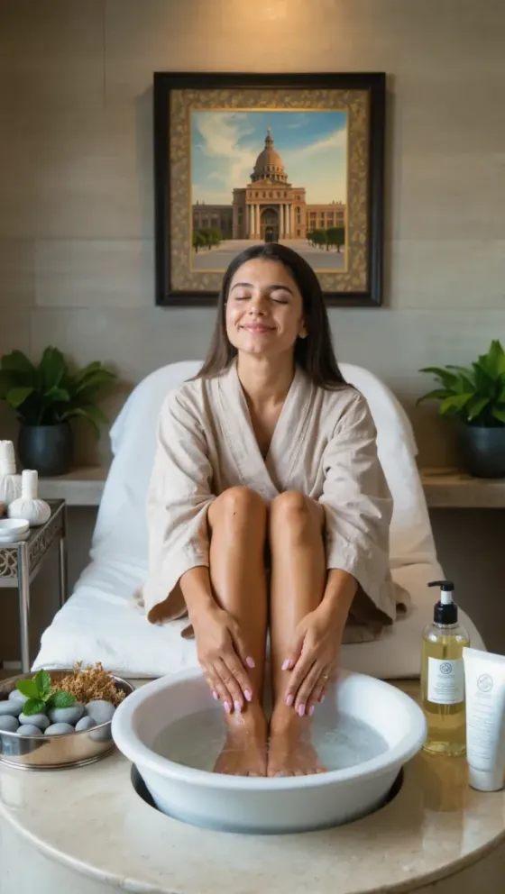 Referencia de spa de manos y pies